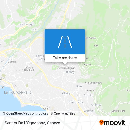 Sentier De L'Ognonnaz map