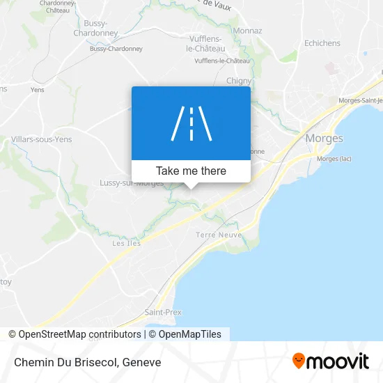 Chemin Du Brisecol map