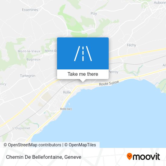 Chemin De Bellefontaine map