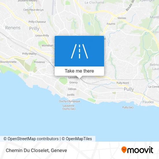 Chemin Du Closelet map