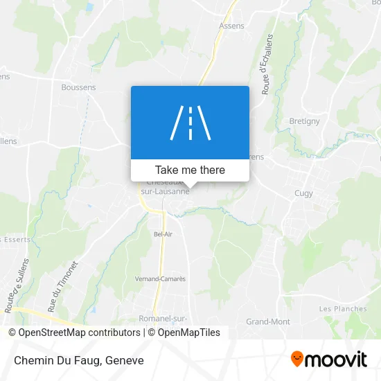 Chemin Du Faug map