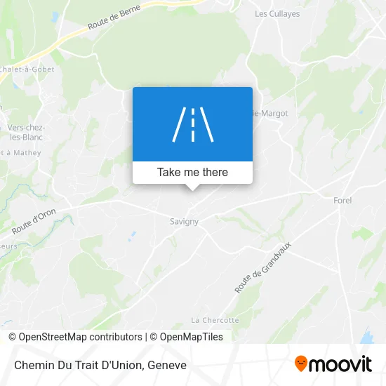 Chemin Du Trait D'Union map
