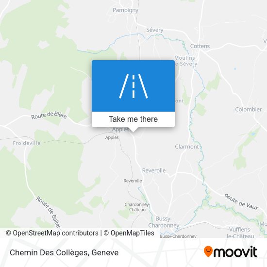 Chemin Des Collèges map