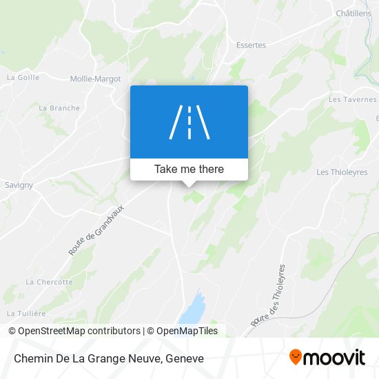 Chemin De La Grange Neuve plan