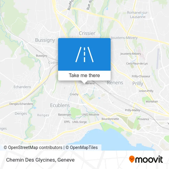 Chemin Des Glycines map