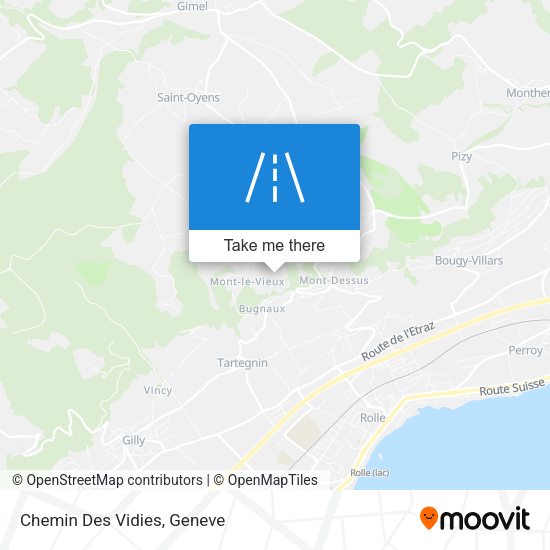 Chemin Des Vidies map