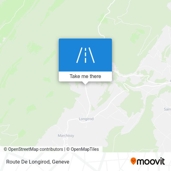 Route De Longirod map