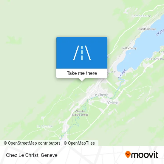 Chez Le Christ map