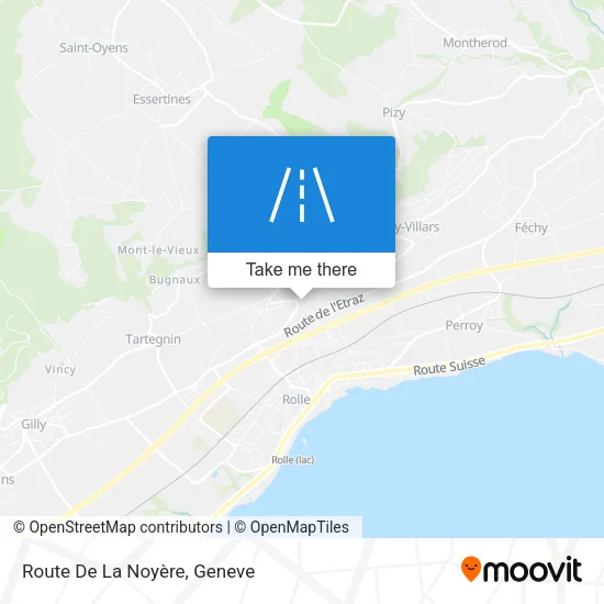 Route De La Noyère map