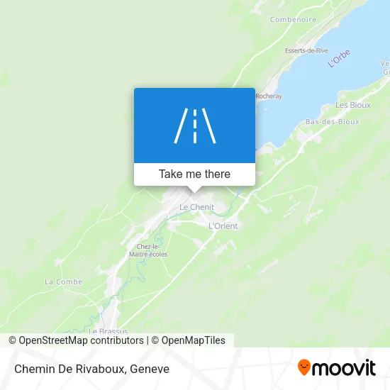 Chemin De Rivaboux map