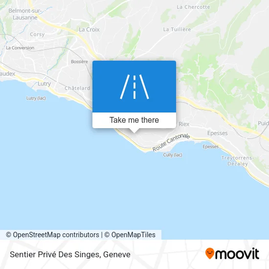 Sentier Privé Des Singes map