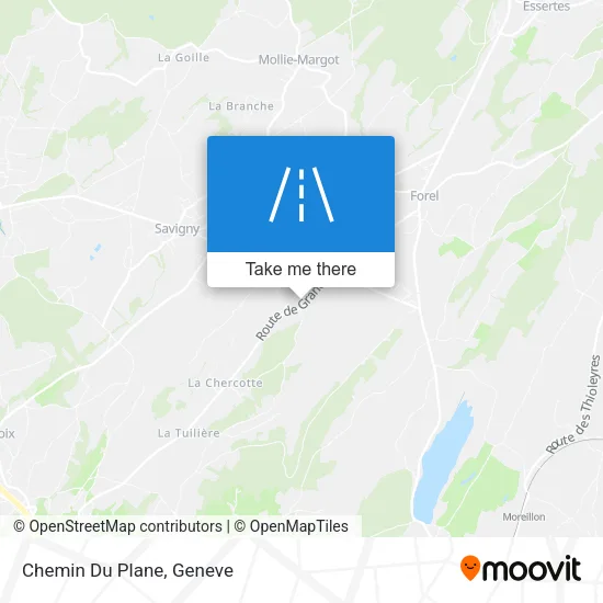 Chemin Du Plane map