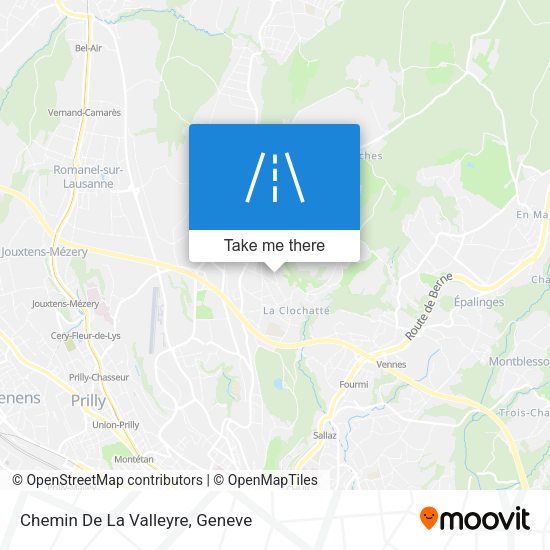 Chemin De La Valleyre map