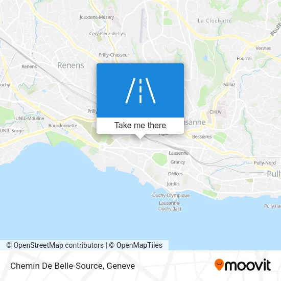 Chemin De Belle-Source map