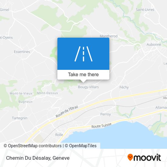 Chemin Du Désalay map