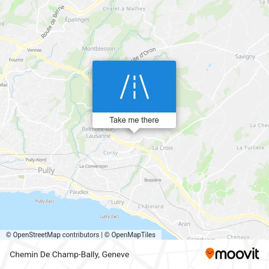 Chemin De Champ-Bally map