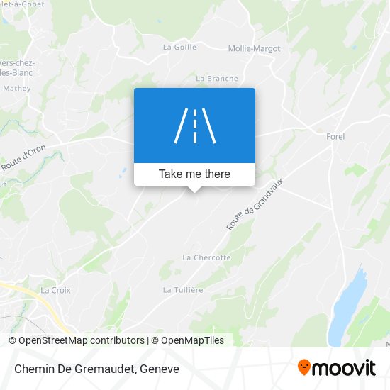 Chemin De Gremaudet map