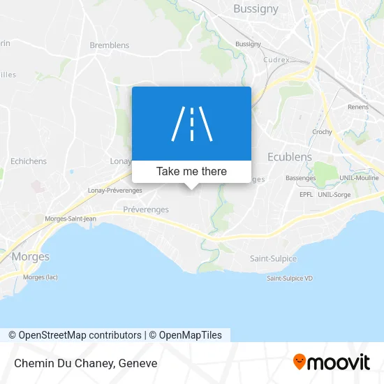 Chemin Du Chaney map