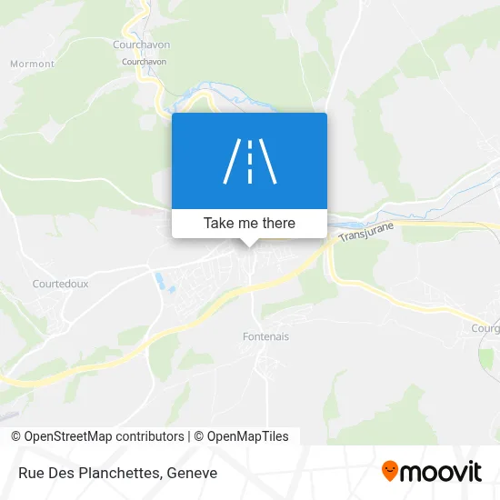 Rue Des Planchettes map