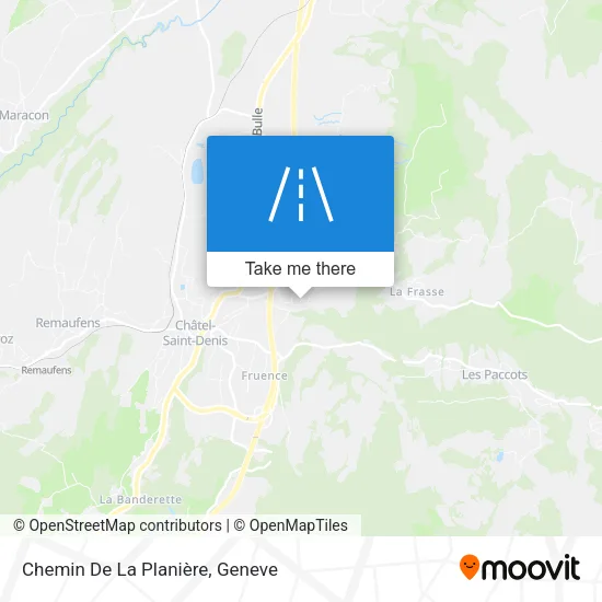 Chemin De La Planière map