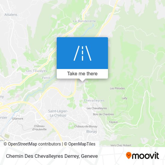 Chemin Des Chevalleyres Derrey map