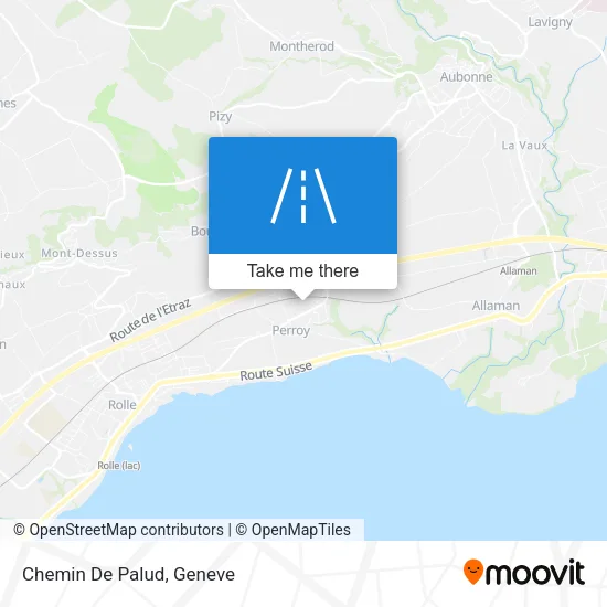 Chemin De Palud map
