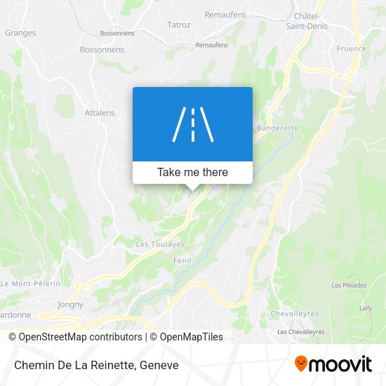 Chemin De La Reinette map