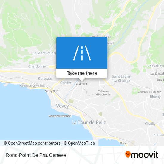Rond-Point De Pra map