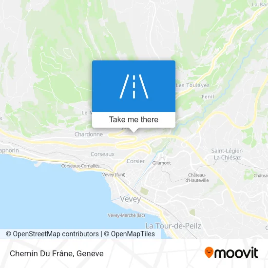 Chemin Du Frâne map