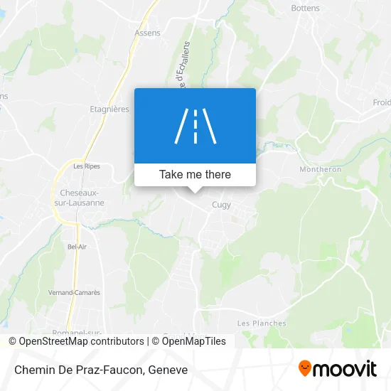 Chemin De Praz-Faucon map