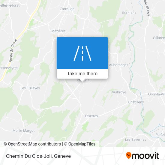Chemin Du Clos-Joli map