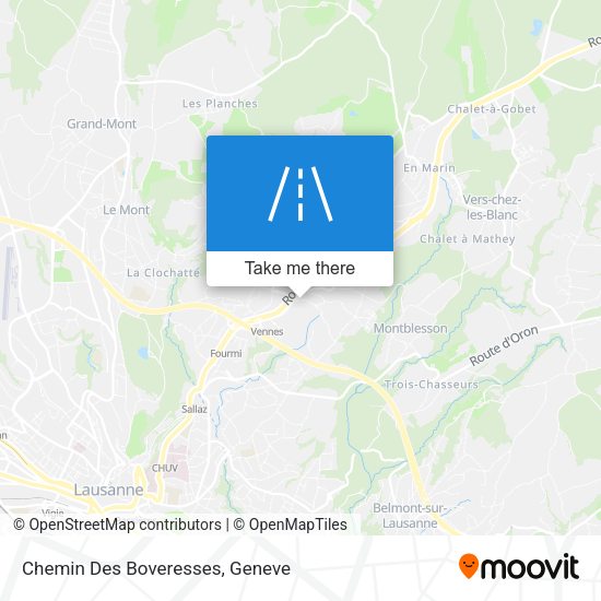 Chemin Des Boveresses map
