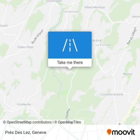 Prés Des Lez map