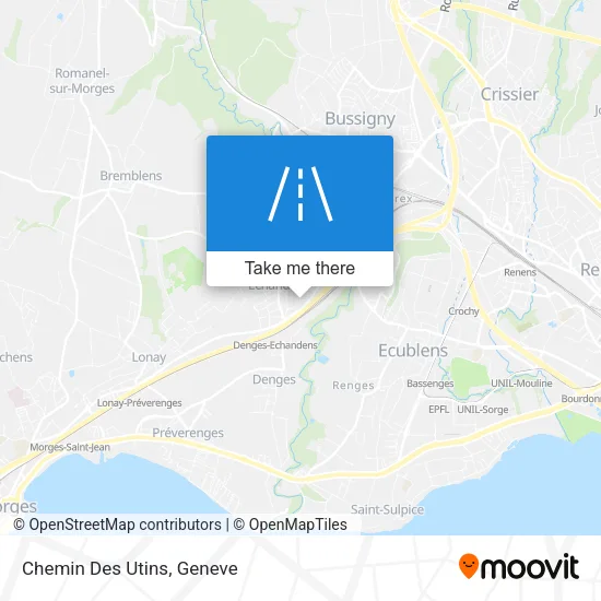 Chemin Des Utins map