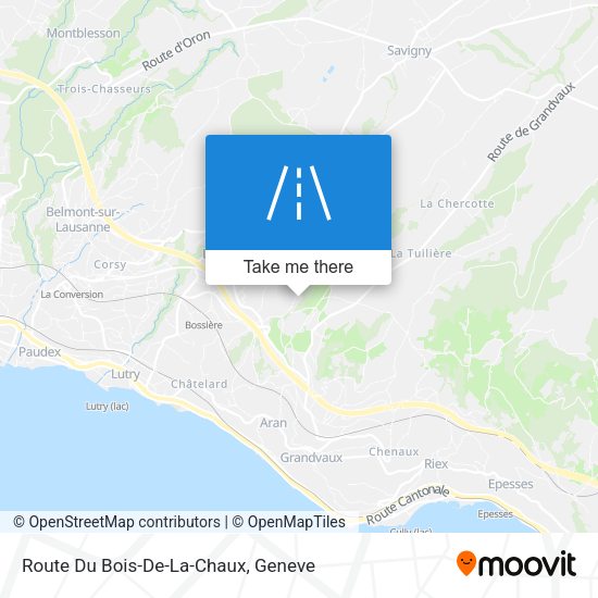 Route Du Bois-De-La-Chaux map