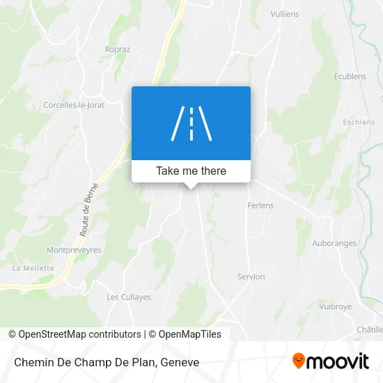 Chemin De Champ De Plan map