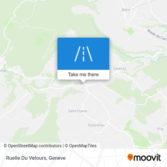 Ruelle Du Velours map