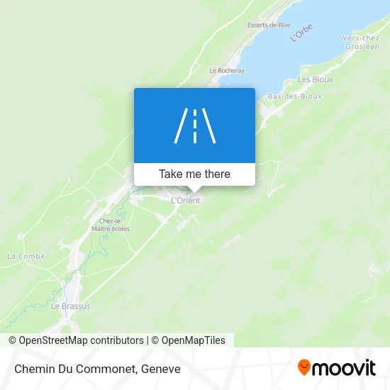 Chemin Du Commonet map