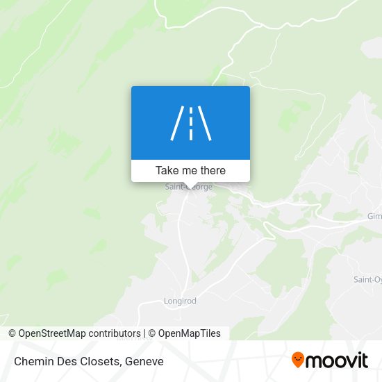 Chemin Des Closets map