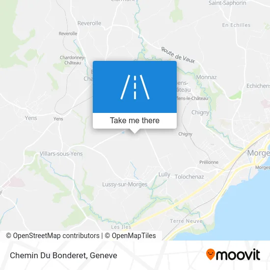 Chemin Du Bonderet map