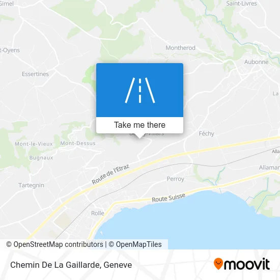 Chemin De La Gaillarde map