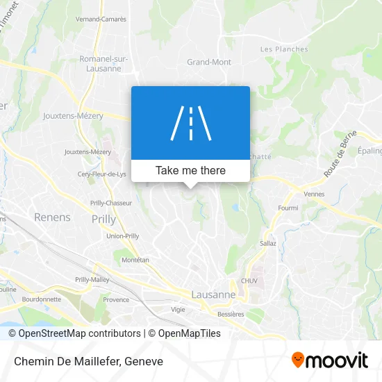 Chemin De Maillefer map