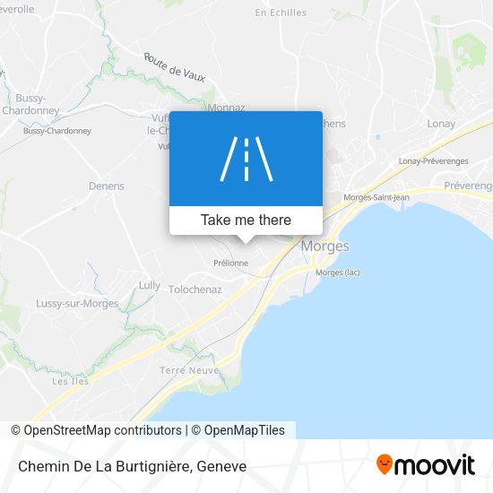 Chemin De La Burtignière map