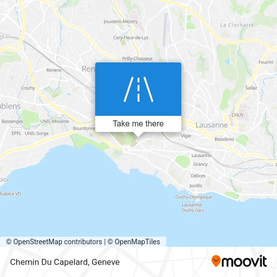 Chemin Du Capelard map