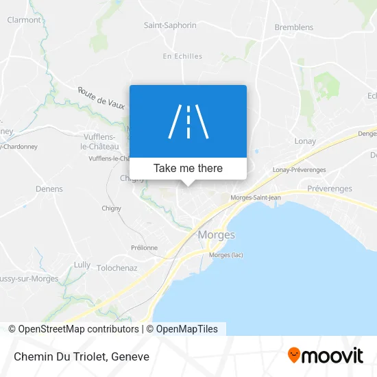 Chemin Du Triolet map