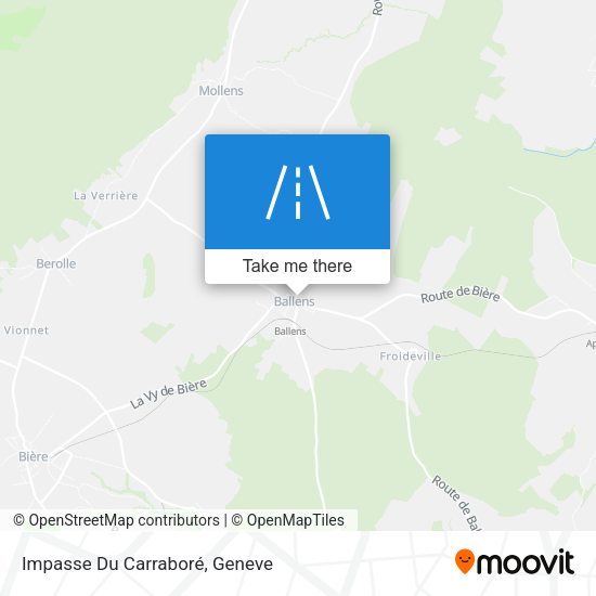 Impasse Du Carraboré map