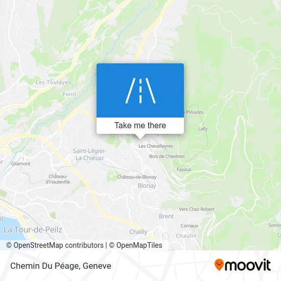 Chemin Du Péage map