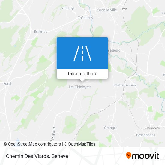 Chemin Des Viards map