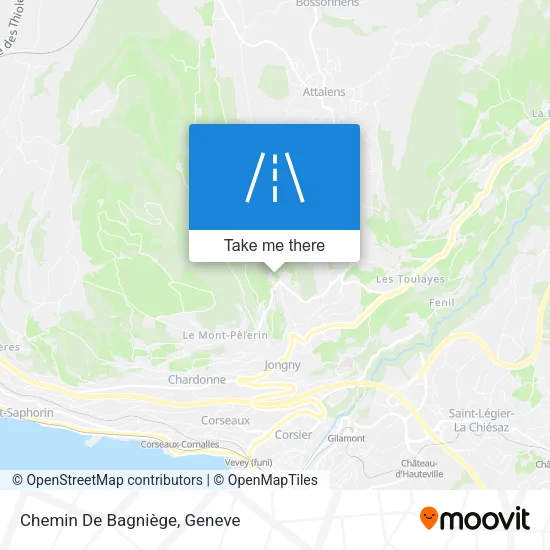 Chemin De Bagniège map