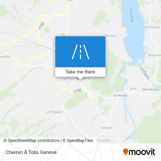 Chemin À Tobi map